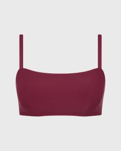 BONDI BORN Bikini Tops*Anja Bikini Top - (Sculpteur®) mulberry