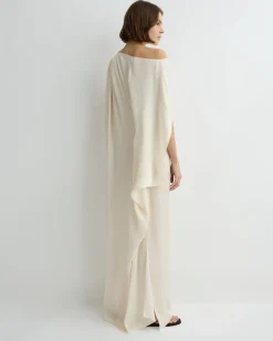 BONDI BORN Maxi Dresses|Dresses*Ardea Asymmetric Maxi Dress - Pearl