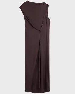 BONDI BORN Maxi Dresses|Dresses*Ardea Draped Dress - Mocha