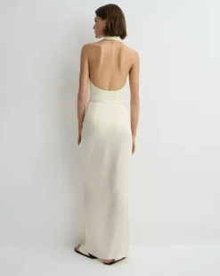 BONDI BORN Skirts|Matching Separates*Ardea Draped Skirt - Pearl