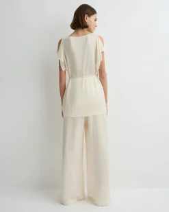 BONDI BORN Pants & Shorts|Matching Separates*Ardea Luxe Pant - Pearl