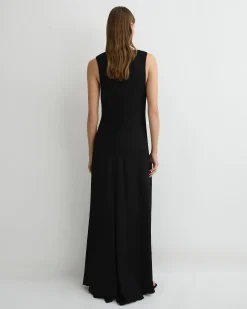 BONDI BORN Maxi Dresses|Dresses*Ardea Twist Shoulder Maxi Dress - Black