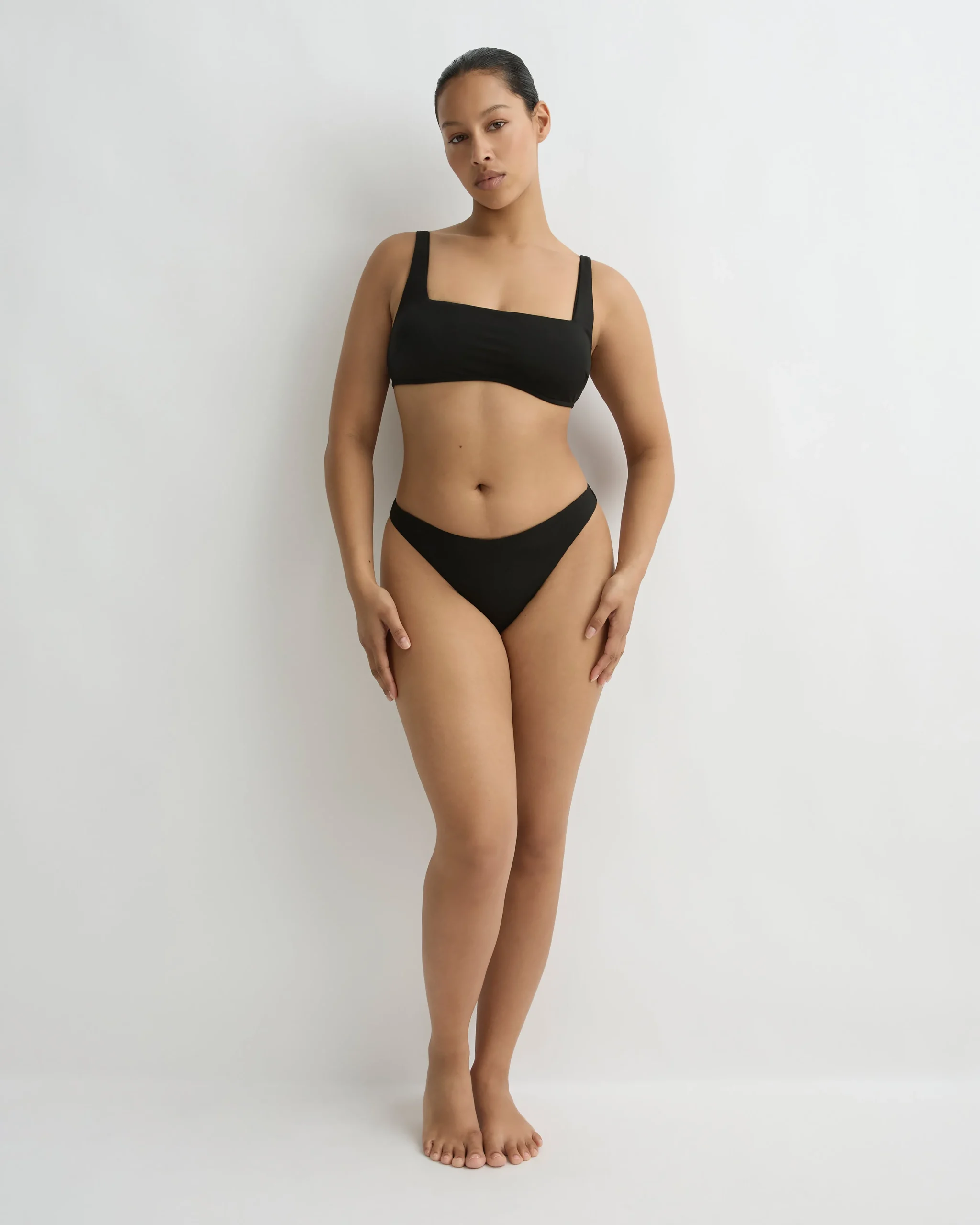 BONDI BORN Bikini Tops*Aria Bikini Top - (Embodee™) Black