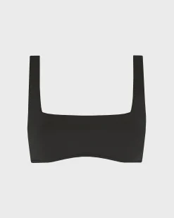 BONDI BORN Bikini Tops*Aria Bikini Top - (Embodee™) Black
