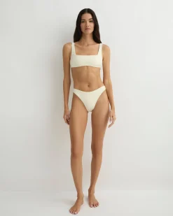 BONDI BORN Bikini Tops*Aria Bikini Top - (Embodee™) Porcelain