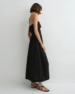 BONDI BORN Midi Dresses|Maxi Dresses*Bormio Bandeau Maxi Dress - Black