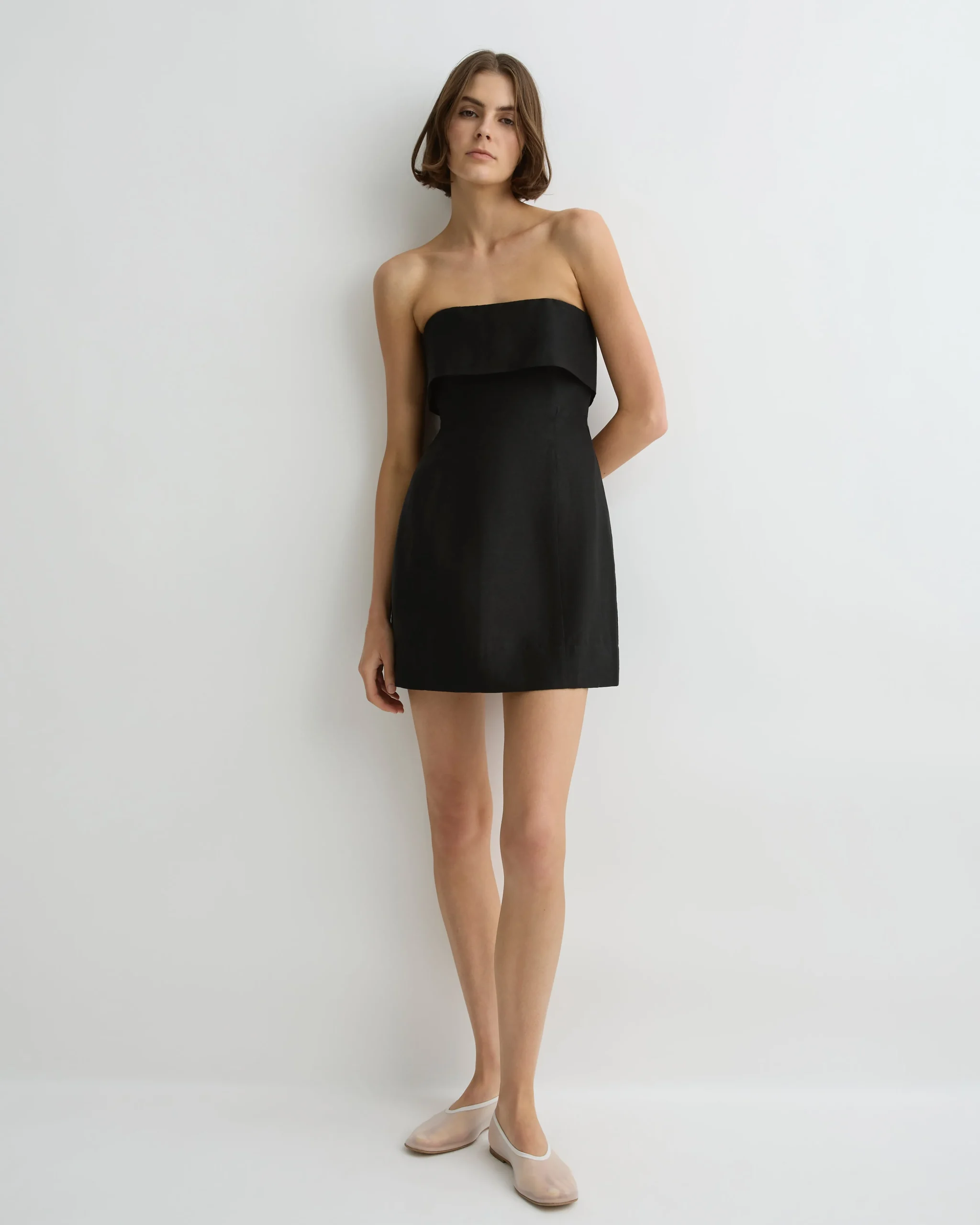 BONDI BORN Mini Dresses|Dresses*Bormio Bandeau Mini Dress - Black