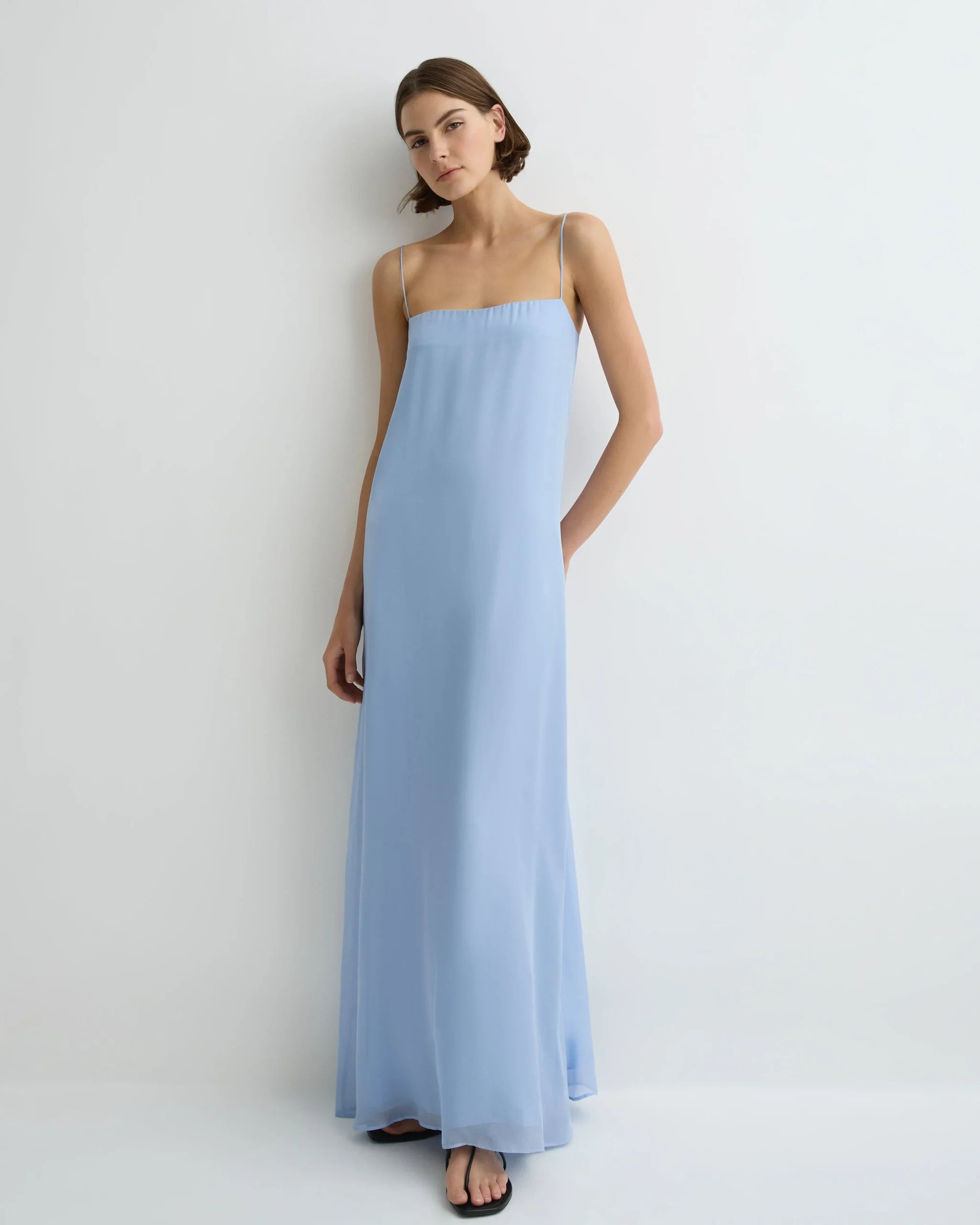 BONDI BORN Maxi Dresses|Dresses*Capri Silk Cami Dress - Sky