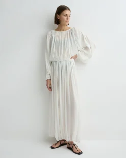 BONDI BORN Cover-ups|Tops*Cremona Balloon Top - White