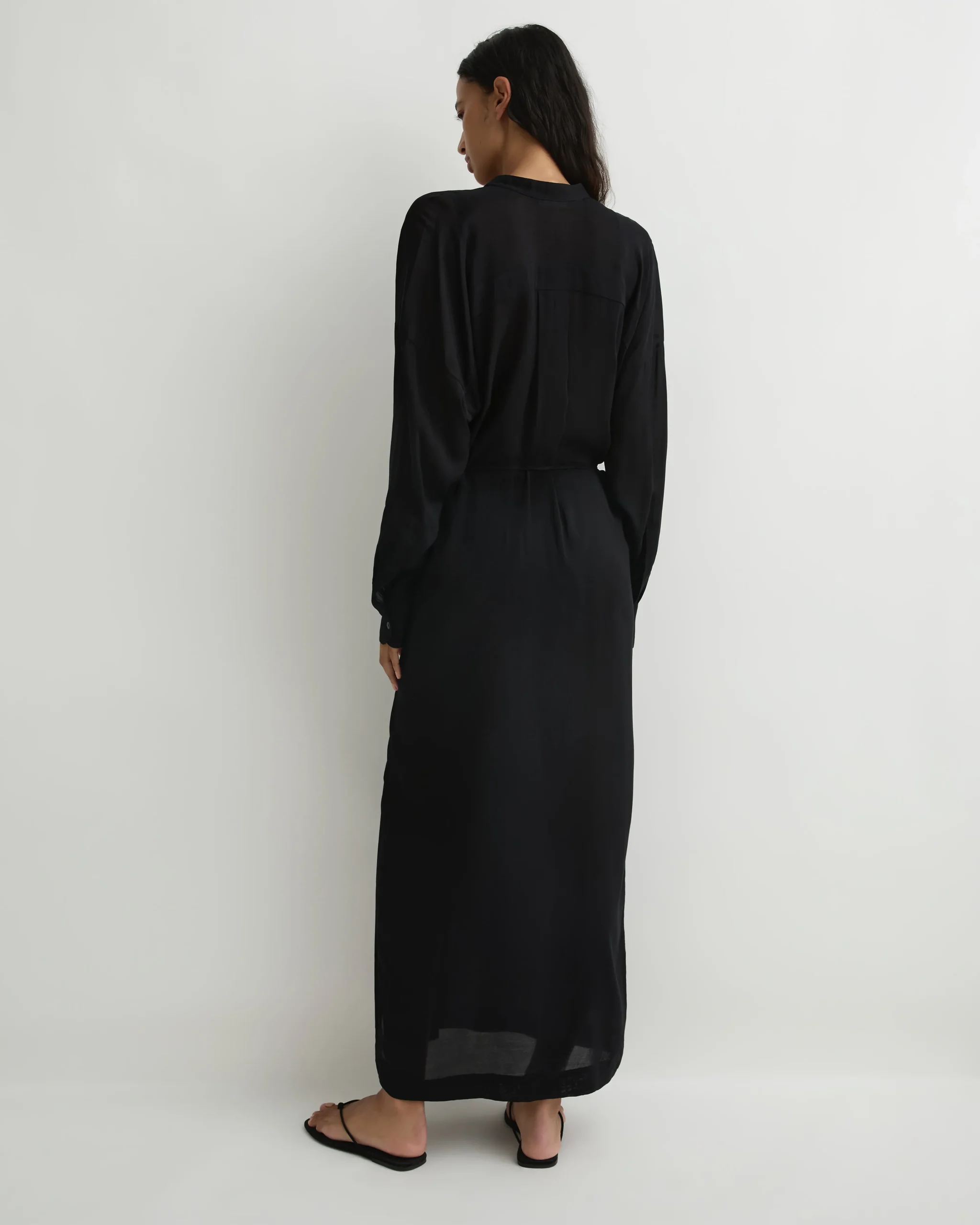BONDI BORN Cover-ups|Dresses*Cremona Long Tunic Dress - Black
