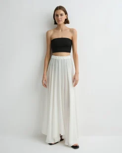 BONDI BORN Matching Separates|Cover-ups*Cremona Maxi Skirt - White