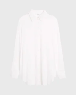 BONDI BORN Cover-ups|Tops*Cremona Oversize Shirt - White
