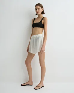 BONDI BORN Cover-ups|Pants & Shorts*Cremona Short - White