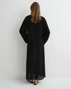 BONDI BORN Cover-ups*Cremona Tie-Front Maxi Coverup - Black