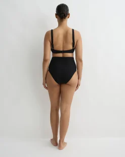 BONDI BORN Bikini Bottoms*Faith Bikini Bottom - (Sculpteur®) Black