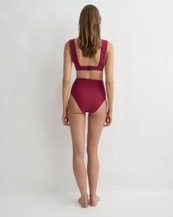 BONDI BORN Bikini Bottoms*Faith Bikini Bottom - (Sculpteur®) mulberry