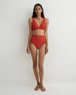 BONDI BORN Bikini Bottoms*Faith Bikini Bottom - (Sculpteur®) Rosso