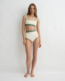 BONDI BORN Bikini Tops*Hayden Bikini Top - Sage (Sculpteur®) sage-contrast