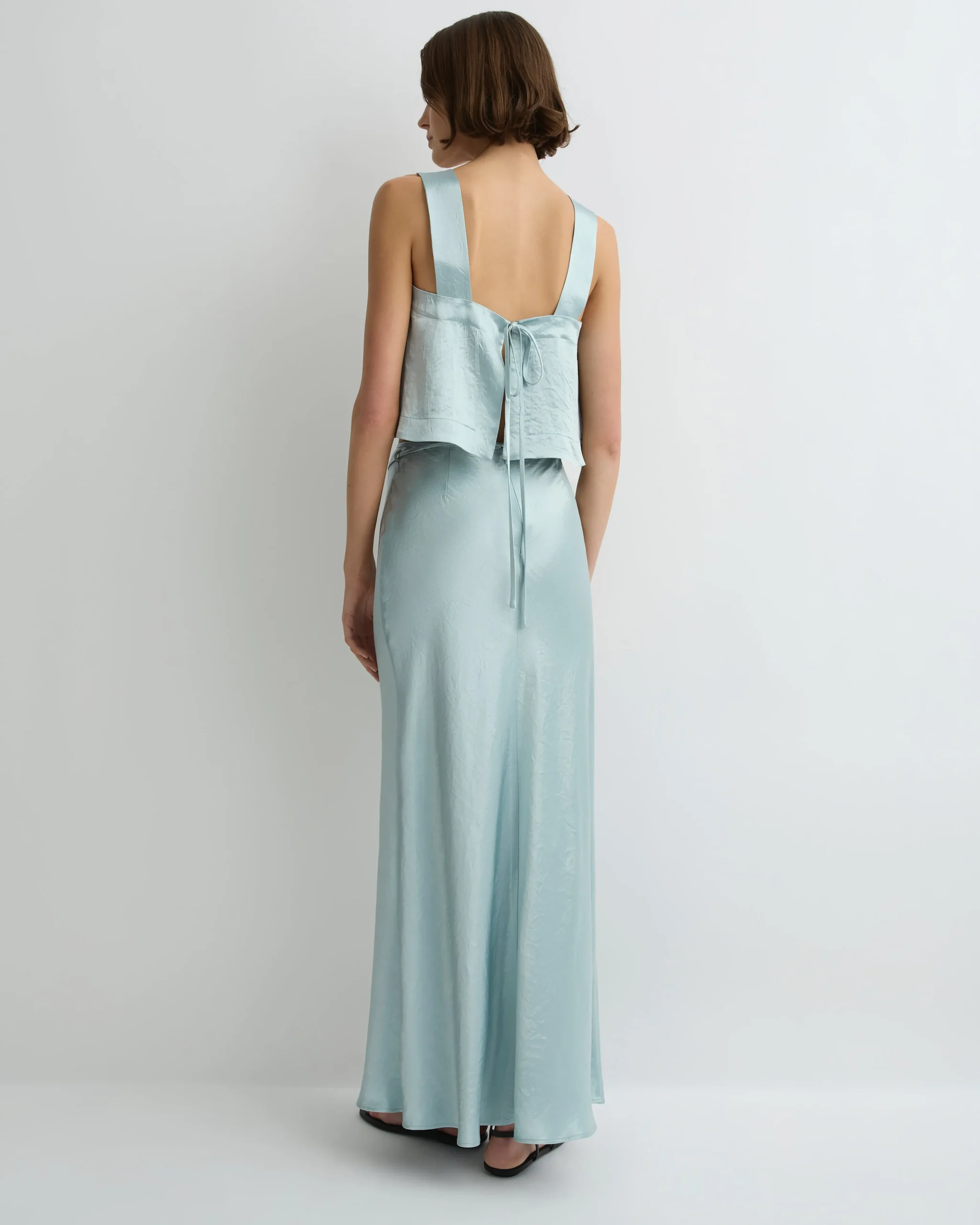 BONDI BORN Skirts|Matching Separates*Kobe Bias Maxi Skirt - Mist