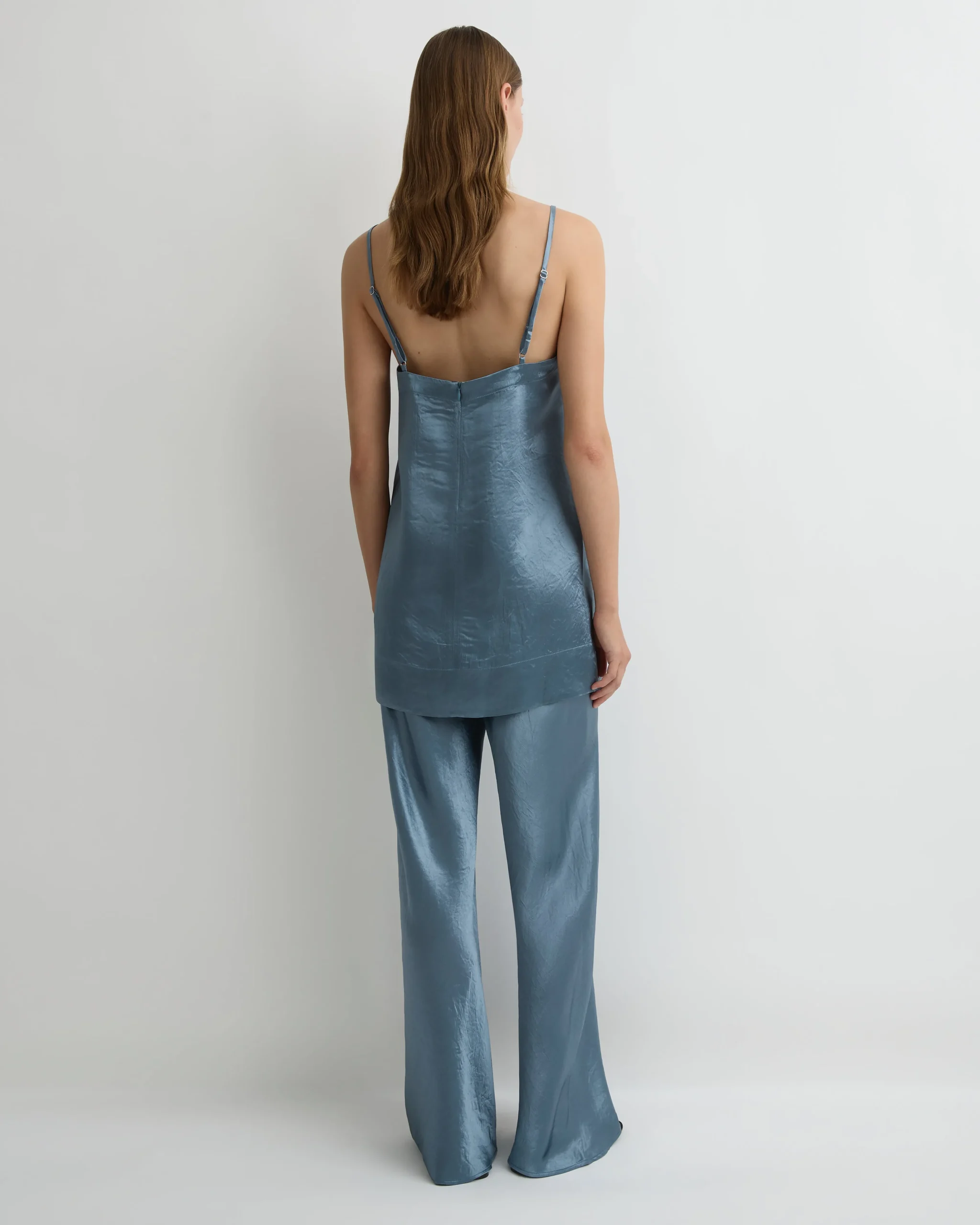 BONDI BORN Pants & Shorts|Matching Separates*Kobe Bias Pant - Steel Blue steel-blue