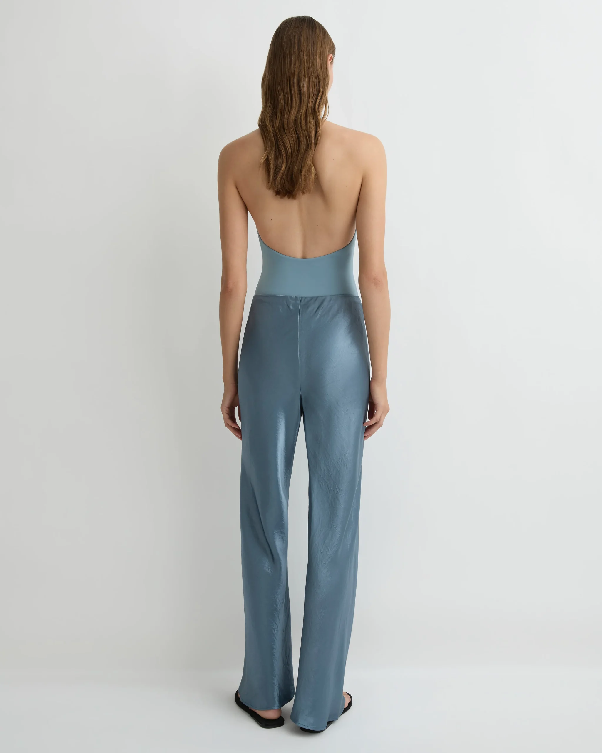 BONDI BORN Pants & Shorts|Matching Separates*Kobe Bias Pant - Steel Blue steel-blue