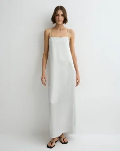 BONDI BORN Midi Dresses|Maxi Dresses*Kobe Maxi Column Dress - platinum