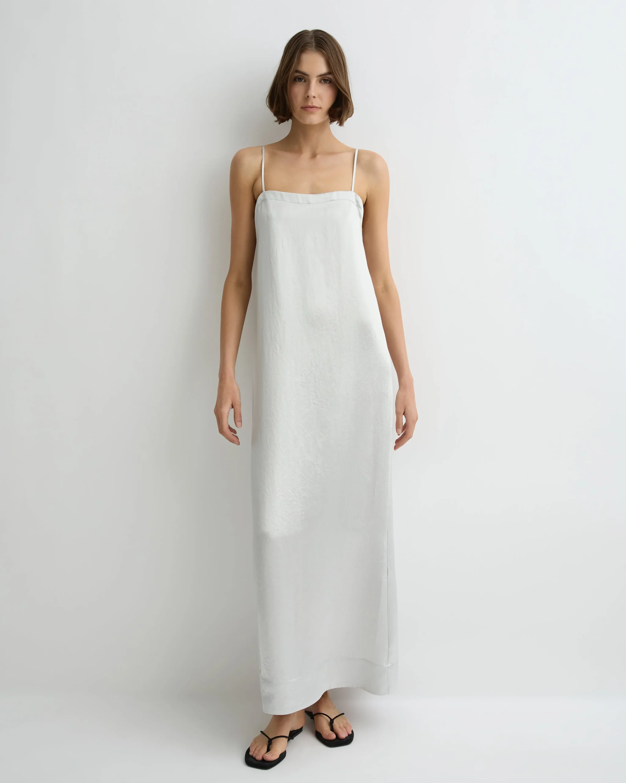 BONDI BORN Midi Dresses|Maxi Dresses*Kobe Maxi Column Dress - platinum