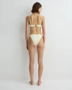 BONDI BORN Bikini Bottoms*Leya Bikini Bottom - (Embodee™) Porcelain