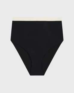 BONDI BORN Bikini Bottoms*Lina Bikini Bottom - Black & Pearl (Sculpteur®) BLC