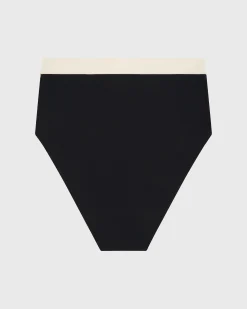 BONDI BORN Bikini Bottoms*Lina Bikini Bottom - Black & Pearl (Sculpteur®) BLC