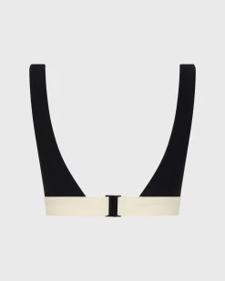 BONDI BORN Bikini Tops*Lya Bikini Top - Black & Pearl (Sculpteur®) BLC