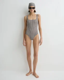 BONDI BORN One Pieces*Margot One Piece - Mocha Dot (Embodee™) mocha-dot
