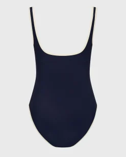 BONDI BORN One Pieces*McKenna One Piece - Navy & Pearl (Sculpteur®) Navy u0026 Pearl
