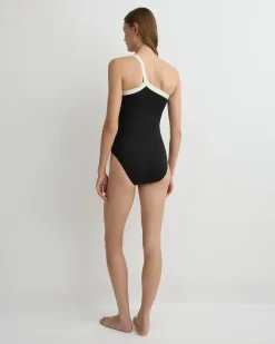BONDI BORN One Pieces*Nicky One Piece - & Porcelain (Embodee™) Black