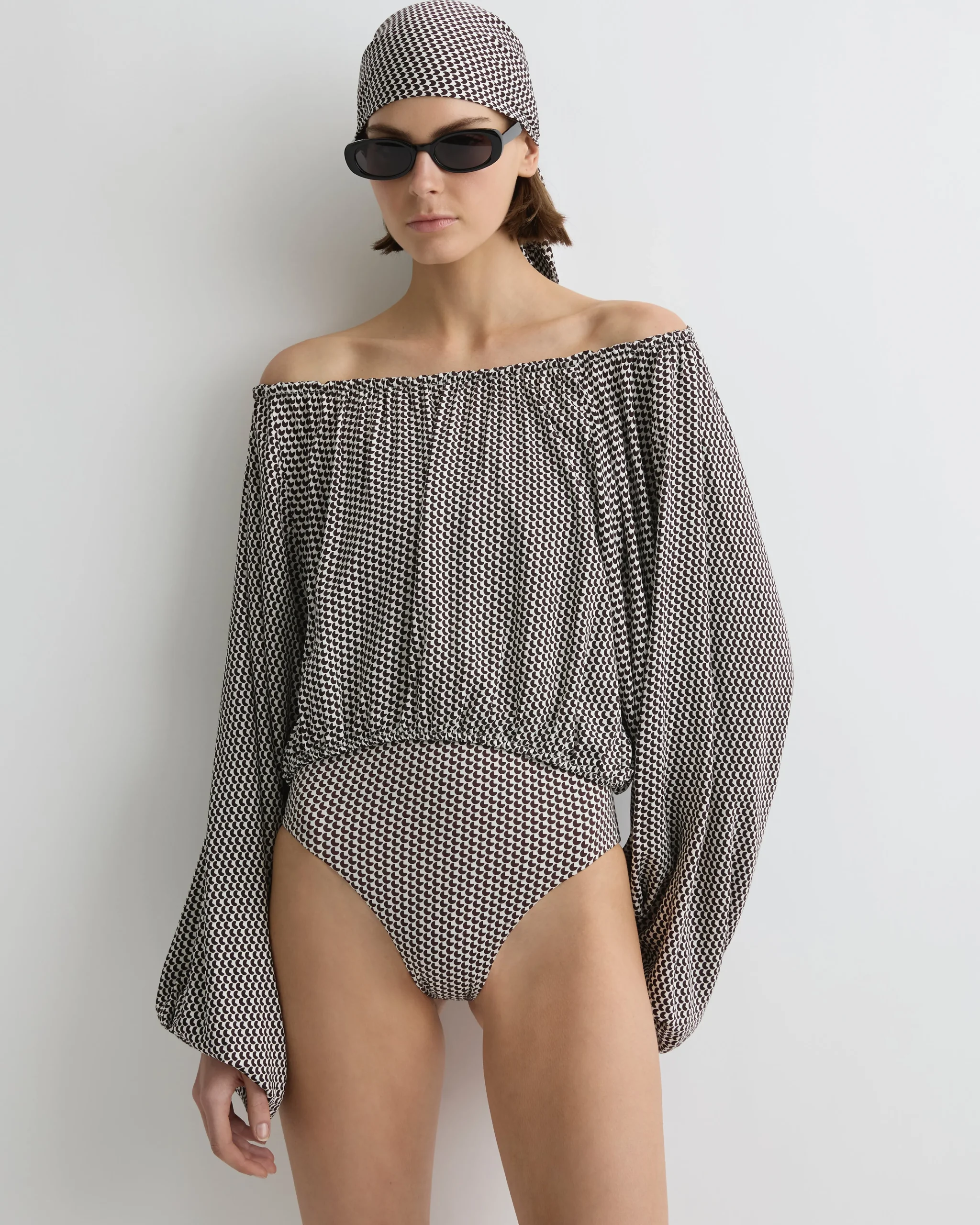 BONDI BORN Bikini Bottoms*Poppy Bikini Bottom - Mocha Dot (Embodee™) mocha-dot