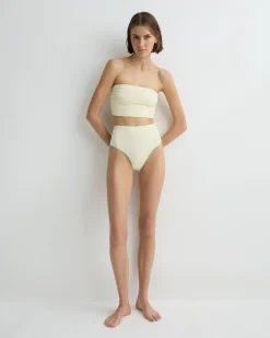 BONDI BORN Bikini Bottoms*Poppy Bikini Bottom - (Embodee™) Porcelain