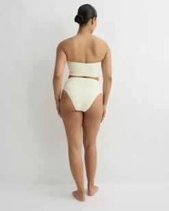 BONDI BORN Bikini Bottoms*Poppy Bikini Bottom - (Embodee™) Porcelain