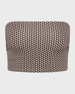 BONDI BORN Bikini Tops*Stella Bikini Top - Mocha Dot (Embodee™) mocha-dot