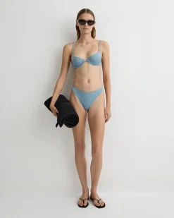 BONDI BORN Bikini Tops*Suki Bikini Top - (Embodee™) Smoke