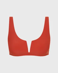 BONDI BORN Bikini Tops*Verona Bikini Top - (Sculpteur®) Rosso